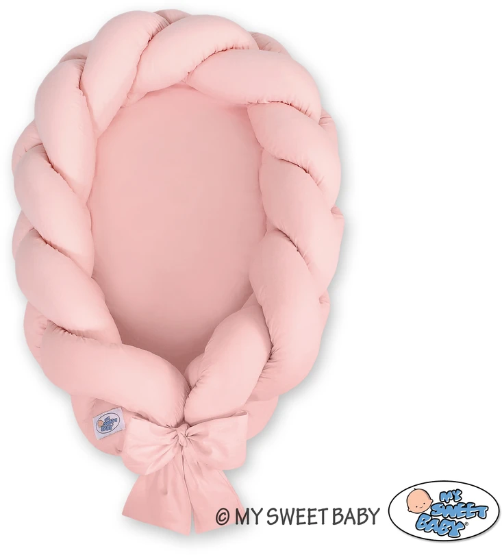 My Sweet Baby Pintas kūdikio lizdas 2in1, rožinis pastelis