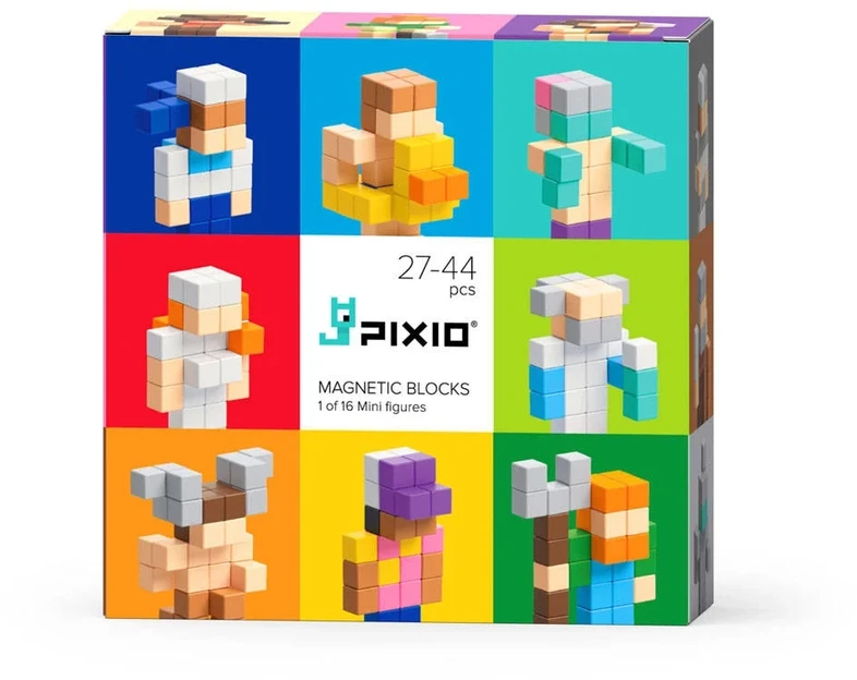 Pixio Magnetinių figūrėlių rinkinys Mini Figures 2, kolekcinis, vaikams nuo 6 metų, skatina kūrybiškumą ir motoriką, įvairiaspalvis