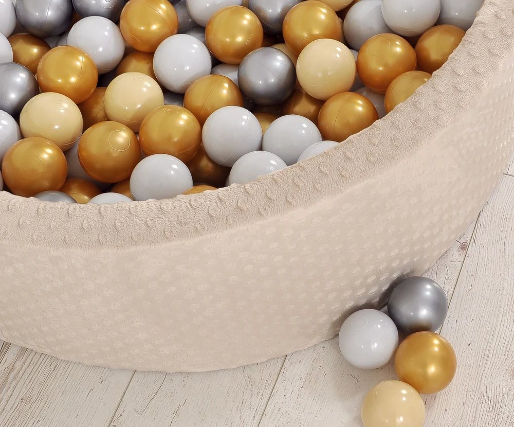 Bobono Plastikiniai kamuoliukai sausiems baseinams, 50 vnt., perlinė žalia