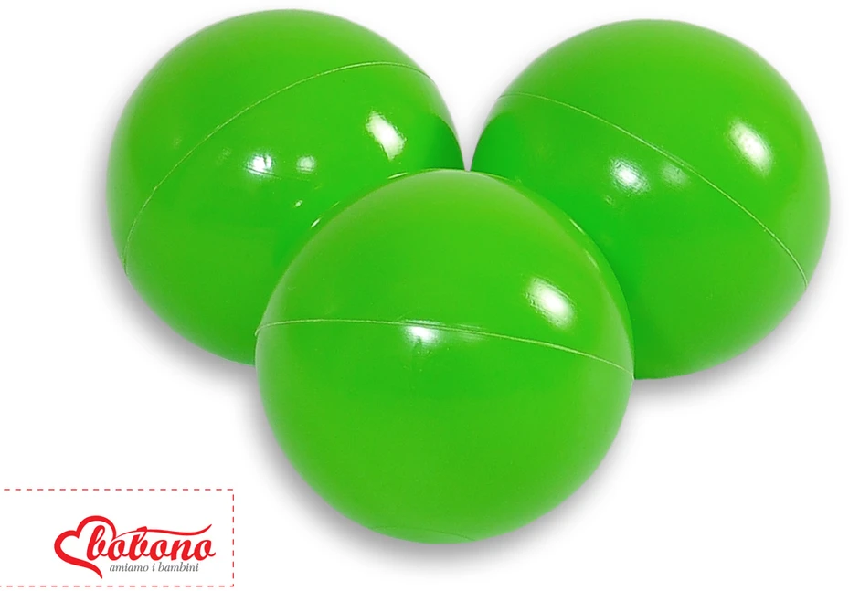 Bobono Plastikiniai kamuoliukai sausiems baseinams, 50 vnt., perlinė žalia