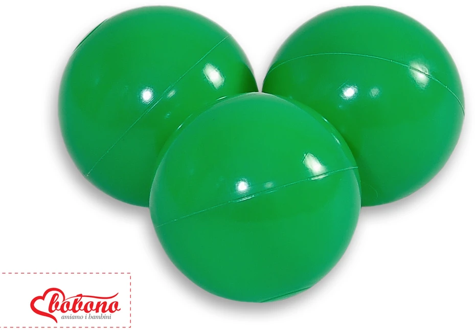 Bobono Plastikiniai kamuoliukai sausiems baseinams, 50 vnt., perlinė žalia