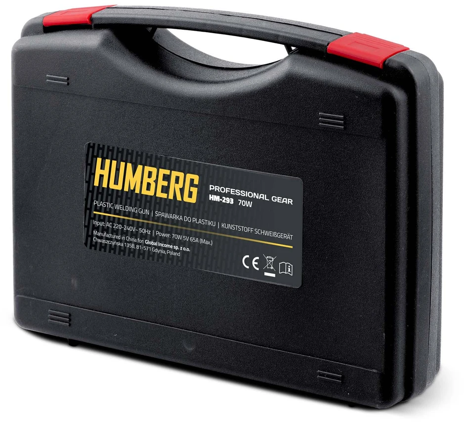 Plastiko suvirinimo aparatas Humberg HM-293, 70 W + 800 segtukų