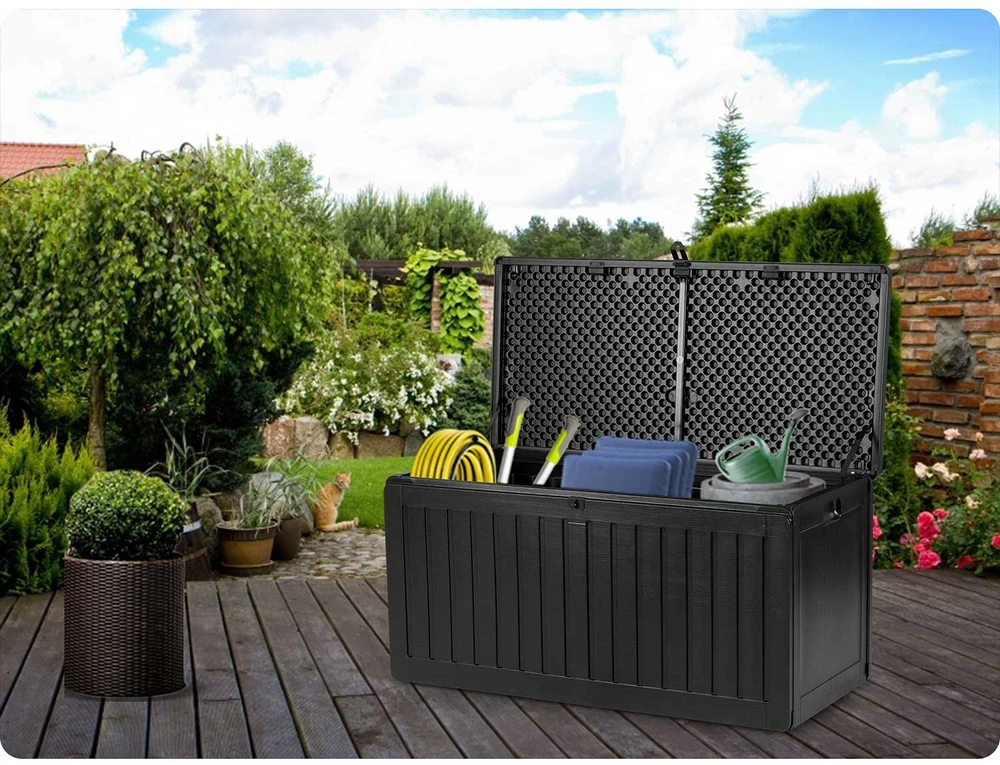 Plonos Juoda sodo dėžė 270 l, 109 x 51 x 55 cm