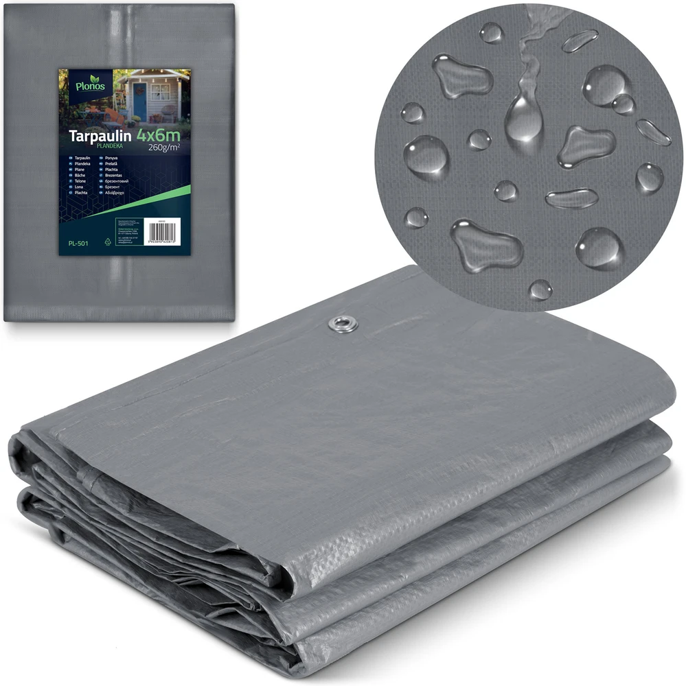 Brezentas 600 x 400 cm 260 g/m2 Plonos PL-501
