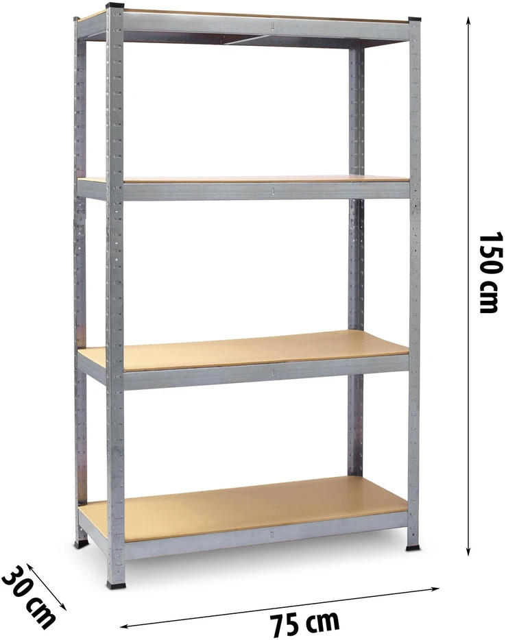 Plonos Plona metalinė sandėliavimo lentyna 150 x 75 x 30