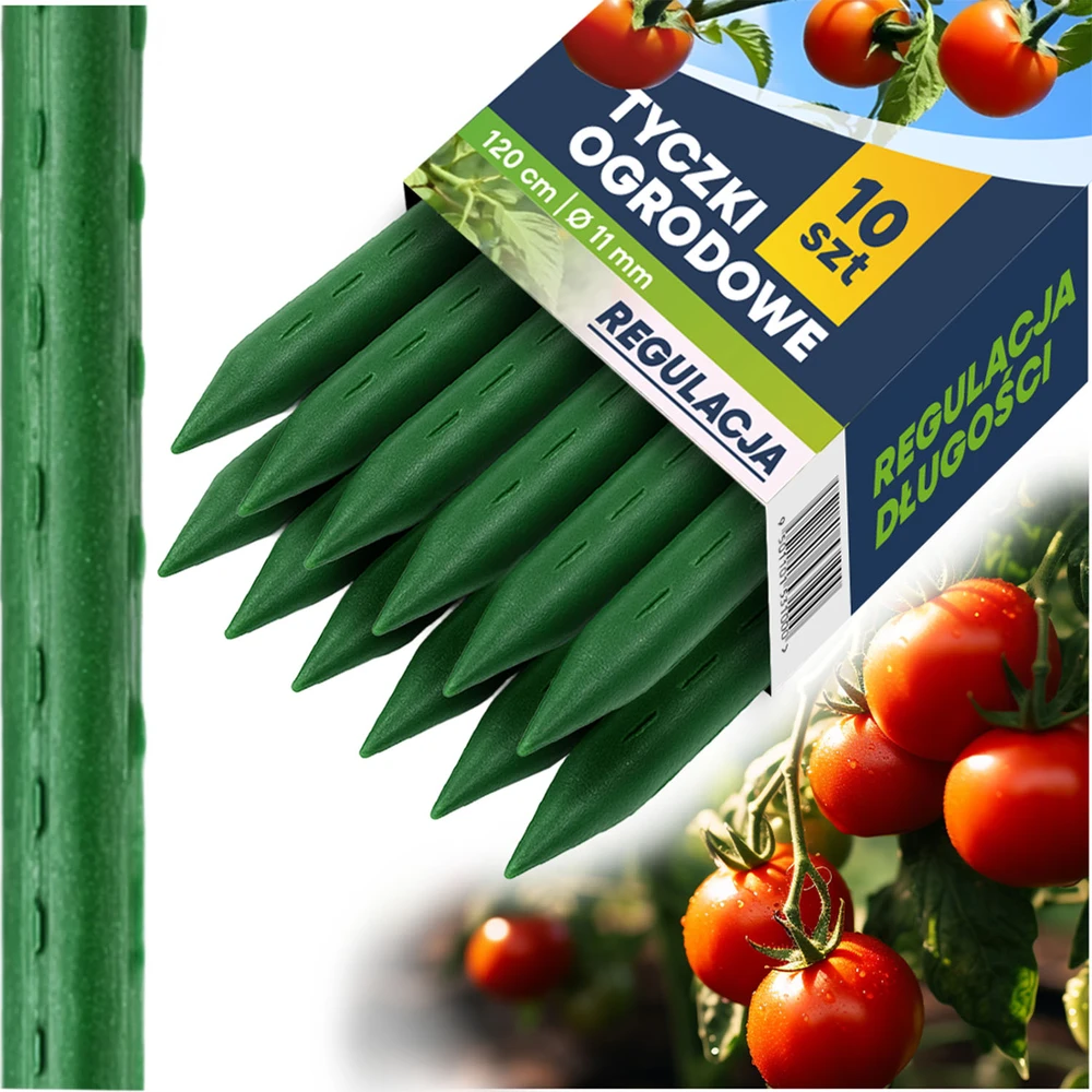 Plonos Ploni žalių augalų kuoliukai 120 cm PL-940 10 vnt