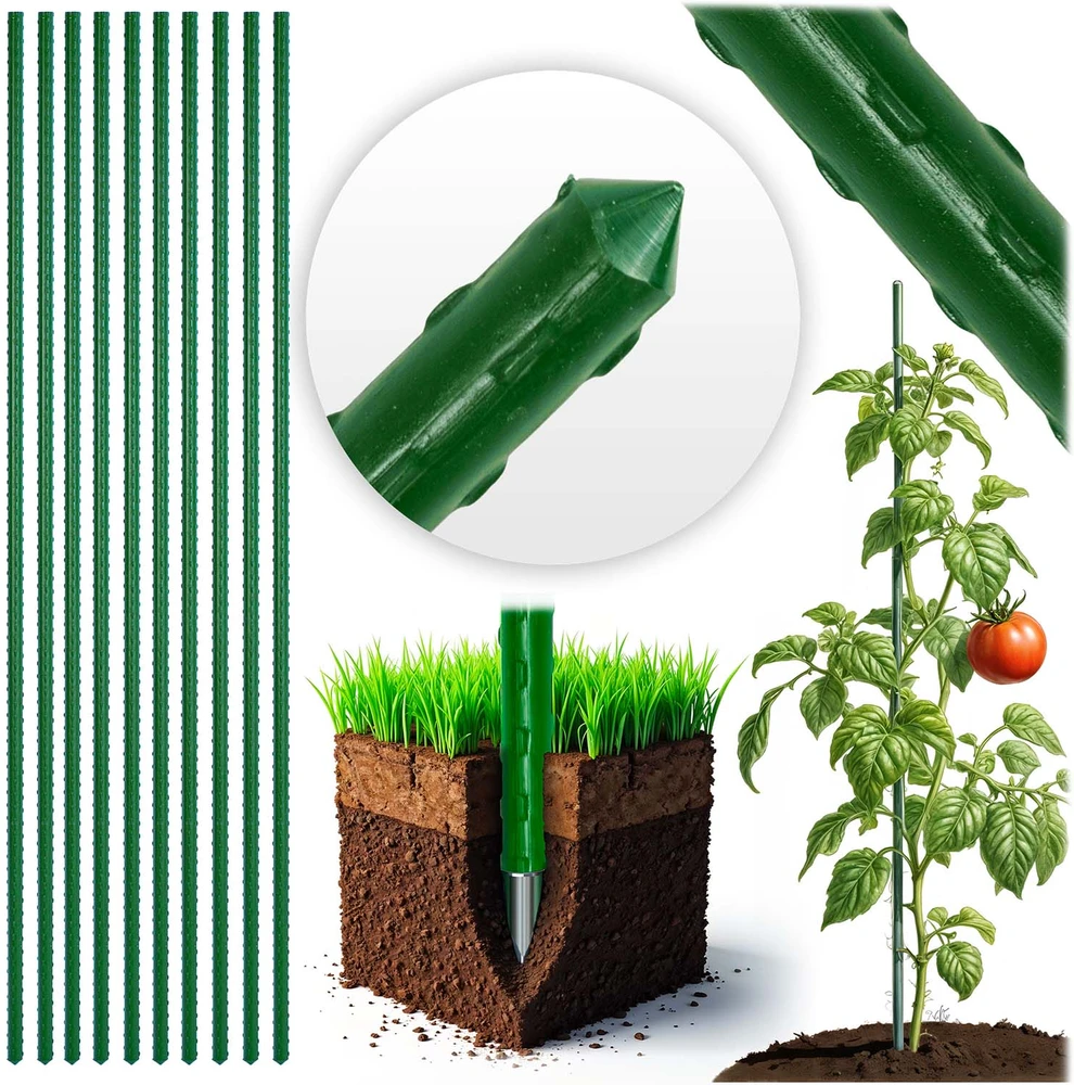 Plonos Ploni žalių augalų kuoliukai 150 cm PL-940 10 vnt