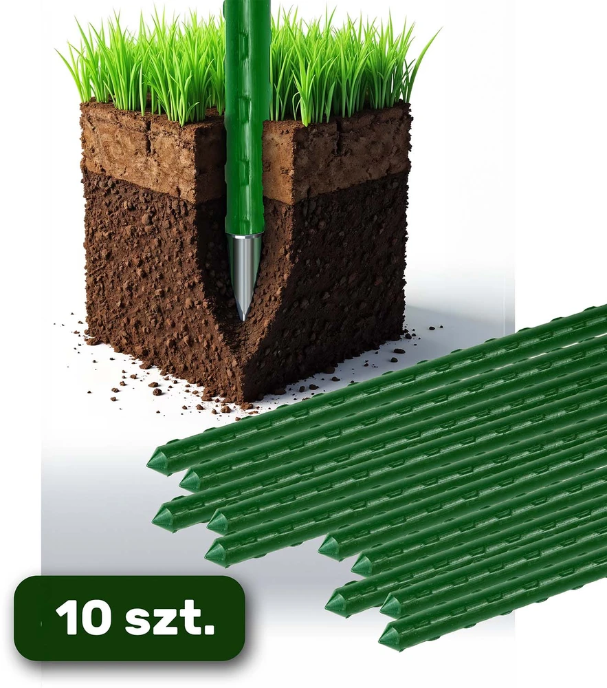 Plonos Ploni žalių augalų kuoliukai 150 cm PL-940 10 vnt