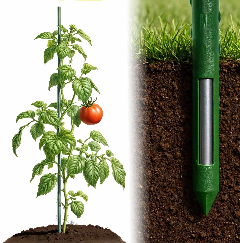 Plonos Ploni žalių augalų kuoliukai 150 cm PL-940 10 vnt