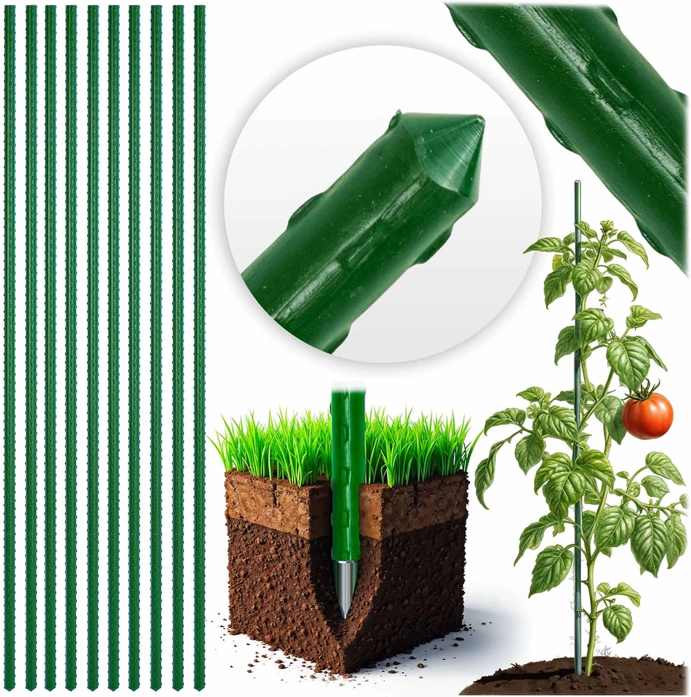 Plonos Ploni žalių augalų kuoliukai 180 cm PL-940 10 vnt