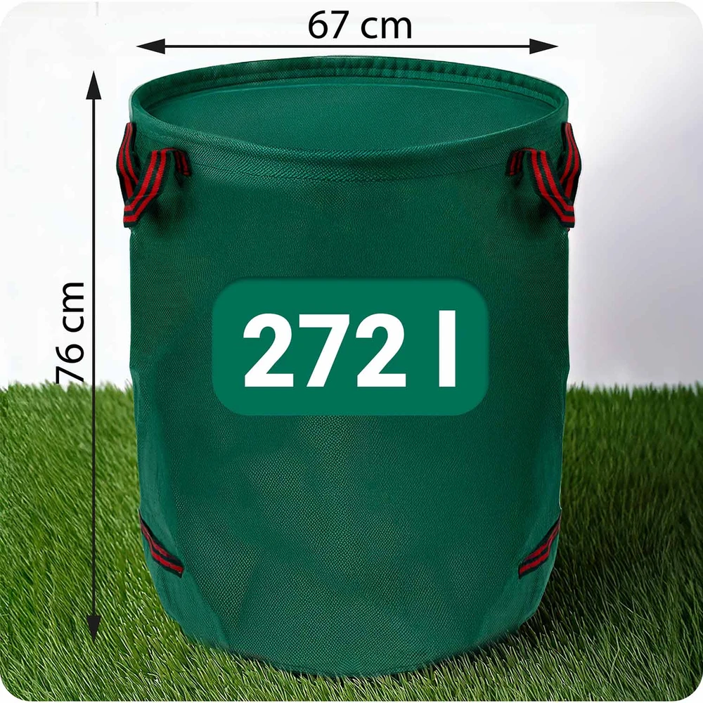 Plonos žalia 272 l sodo šiukšliadėžė PL-524
