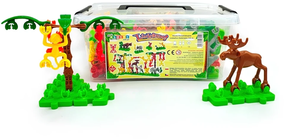 Konstruktorius Popular Playthings Gyvūnai RopeZoo 108 el.