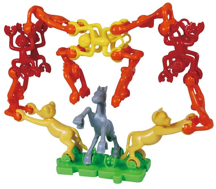 Konstruktorius Popular Playthings Gyvūnai RopeZoo 216 el.