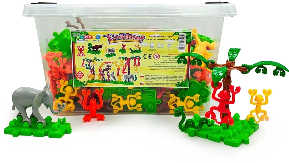 Konstruktorius Popular Playthings Gyvūnai RopeZoo 216 el.