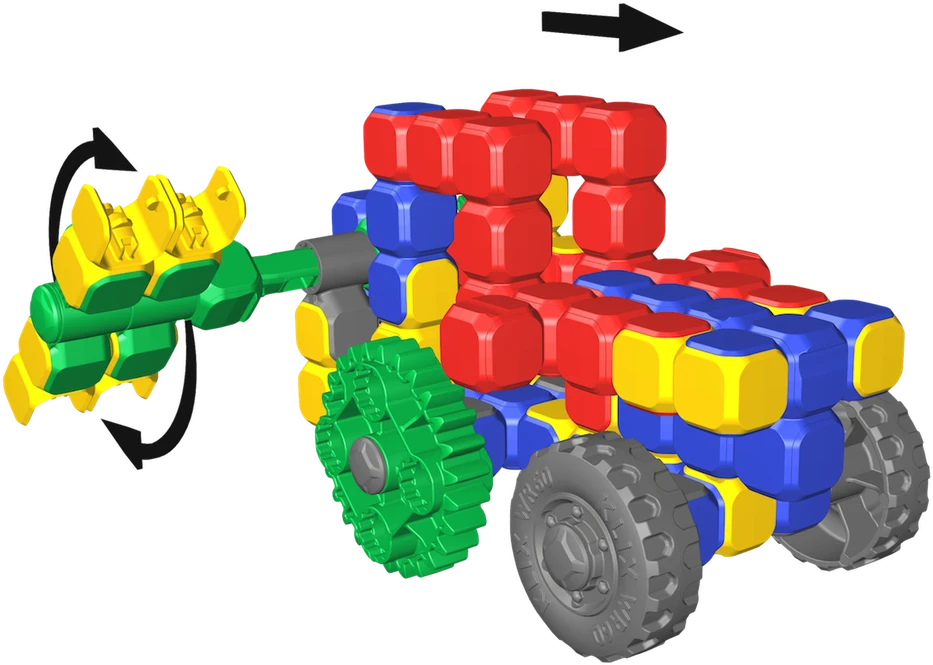 Konstruktorius Popular Playthings Klix Cubes 300 el.