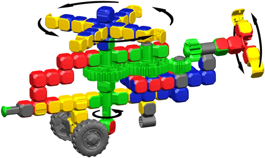 Konstruktorius Popular Playthings Klix Cubes 300 el.