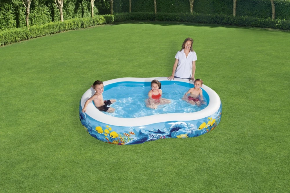 Bestway pripučiamas baseinas Koralinis rifas 262x157x46cm (54118)