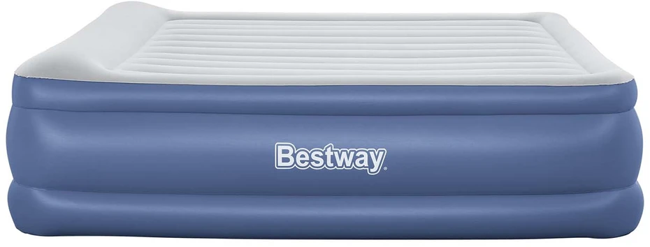Pripučiamas čiužinys 203 x 193 x 56 cm su įmontuotu elektriniu siurbliu Bestway 67692