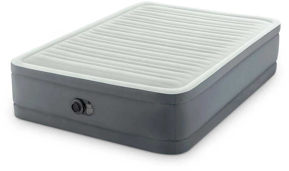 Pripučiamas čiužinys 191x137x46 cm su įmontuotu elektriniu siurbliu INTEX 64904ND