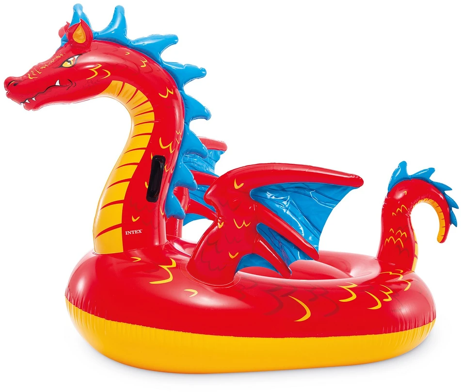 Pripučiamas plaustas INTEX Dragon 198x173cm