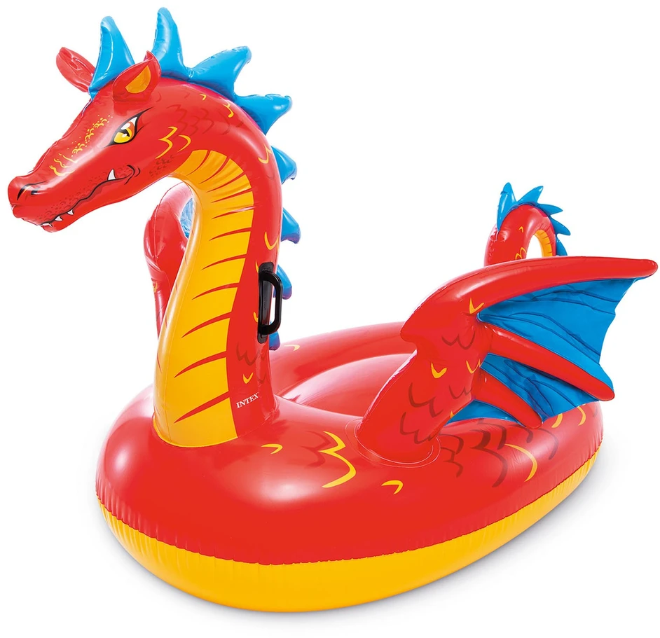 Pripučiamas plaustas INTEX Dragon 198x173cm