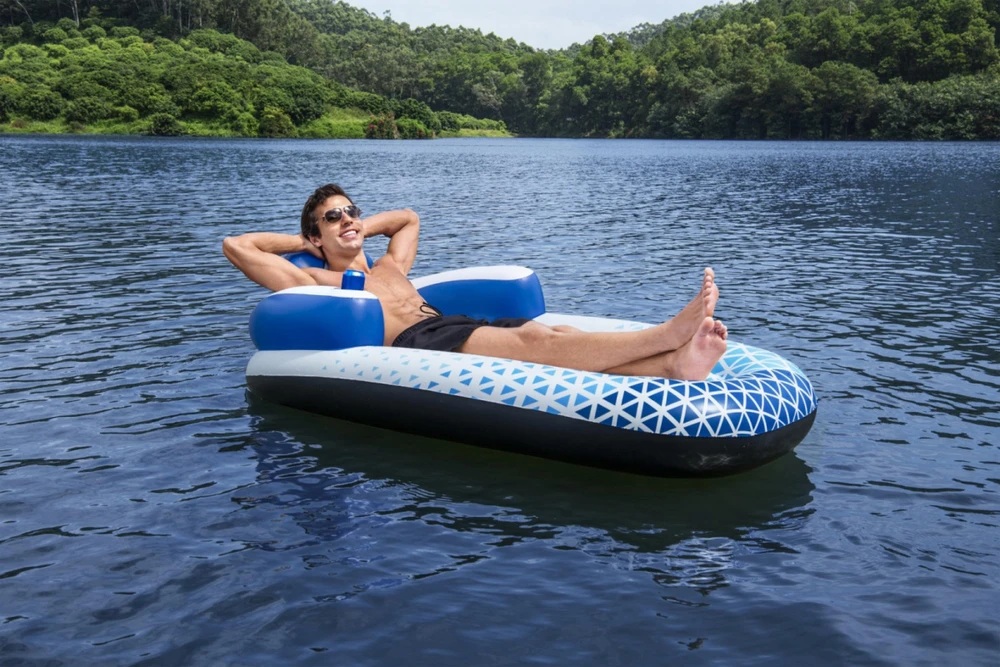 Bestway Hydro Force Pripučiamas plaustas, mėlynos spalvos, 183x97cm