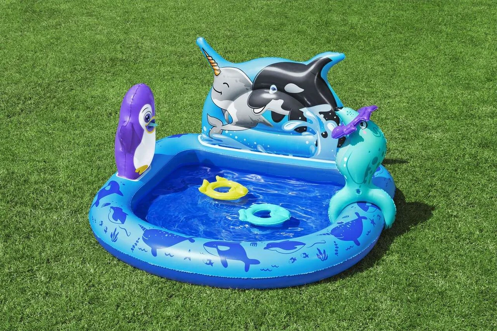 Pripučiamas baseinas BESTWAY POLAR PALS, 34 x 131 x 73 cm