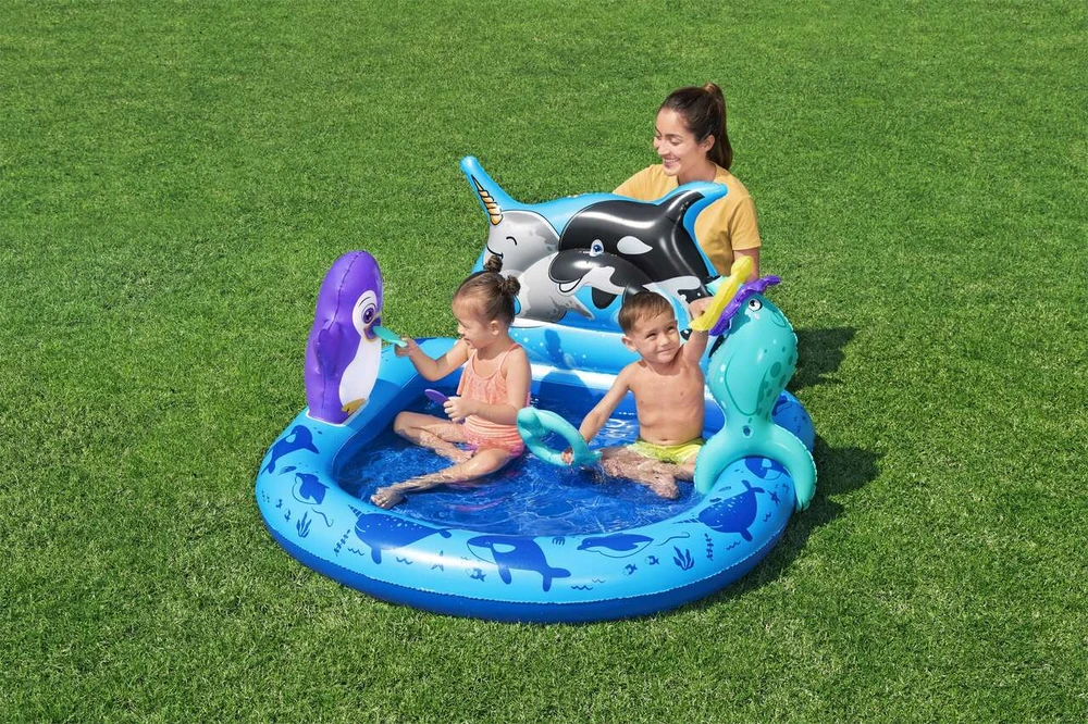 Pripučiamas baseinas BESTWAY POLAR PALS, 34 x 131 x 73 cm