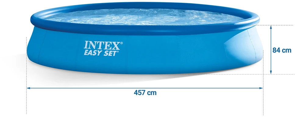 Baseinas INTEX Easy Set 457X84 cm su filtravimo pompa