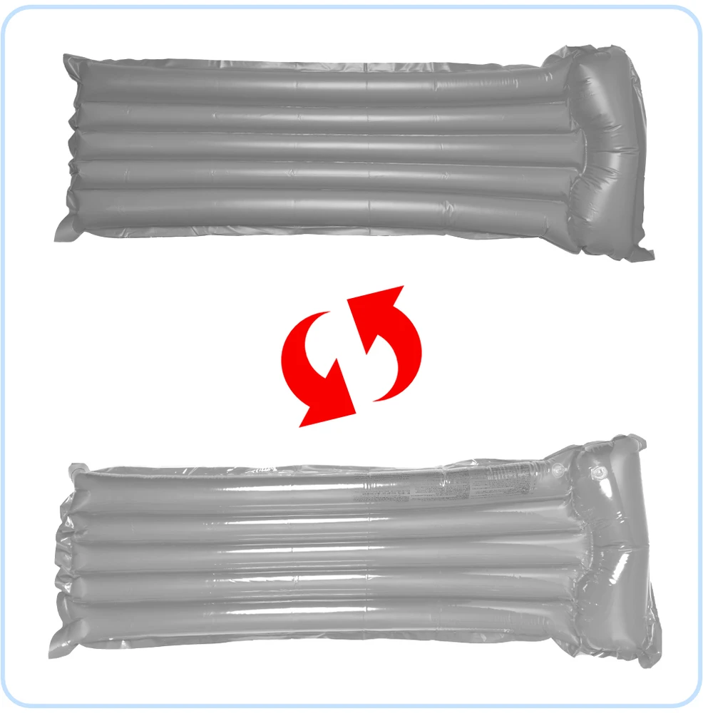 BESTWAY 44013 Pripučiamas plaukimo čiužinys pilkos spalvos