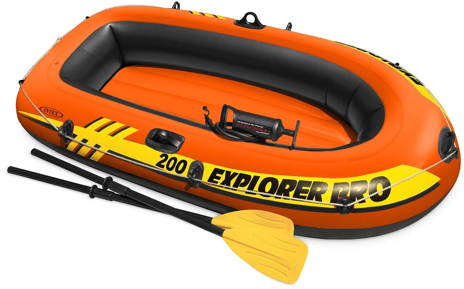 Intex Explorer Pro 200 valčių rinkinys Oranžinis/Geltona, 196 x 102 x 33 cm
