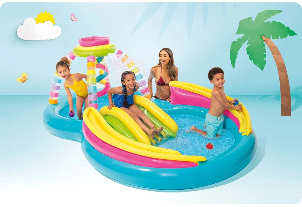 Pripučiama žaidimų aikštelė „Intex 56137 Rainbow“