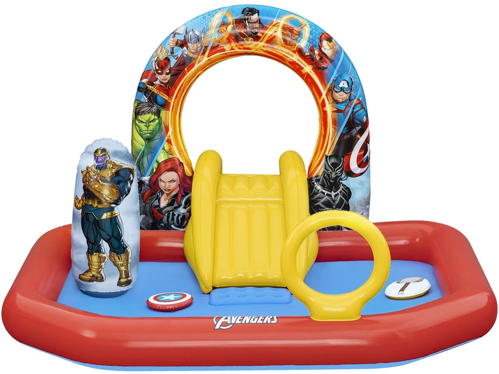 Pripučiama žaidimų aikštelė 211 x 198 x 125 cm Avengers Bestway 98800