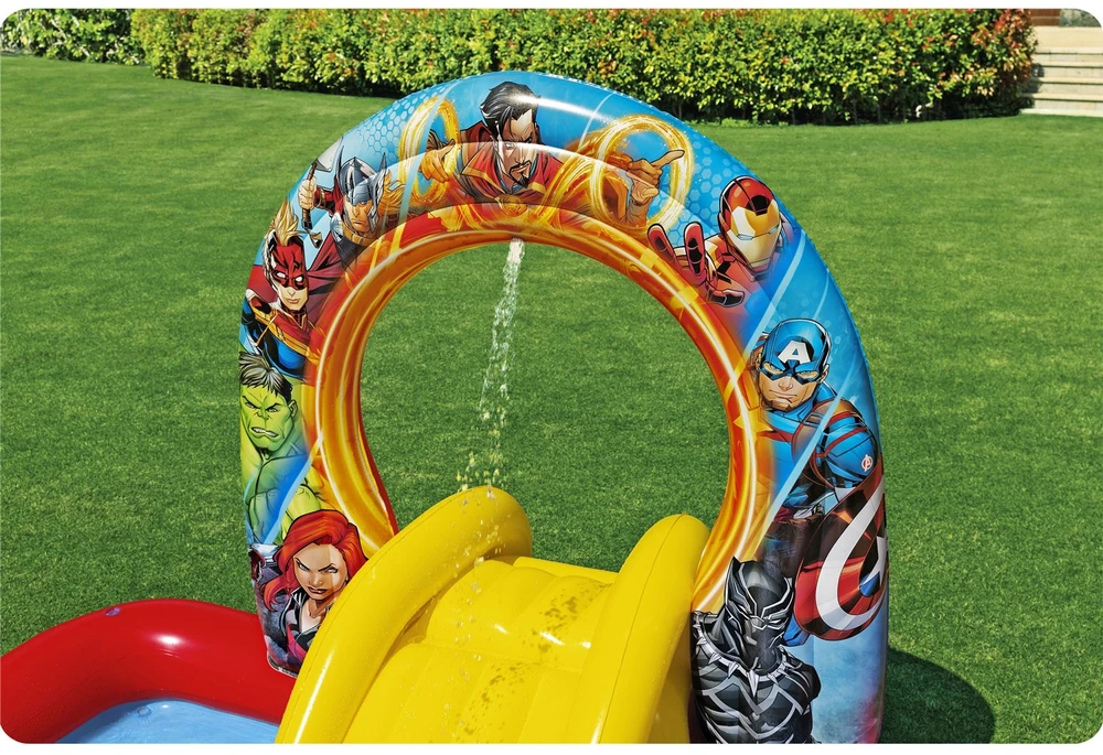 Pripučiama žaidimų aikštelė 211 x 198 x 125 cm Avengers Bestway 98800