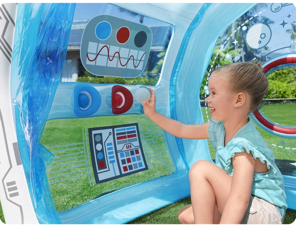 Pripučiamoji žaidimų aikštelė „Kosminė stotis“ Bestway 52632