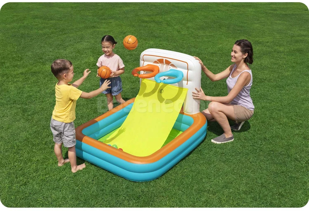 Pripučiama žaidimų aikštelė Bestway 3in1, 120 cm x 107 cm