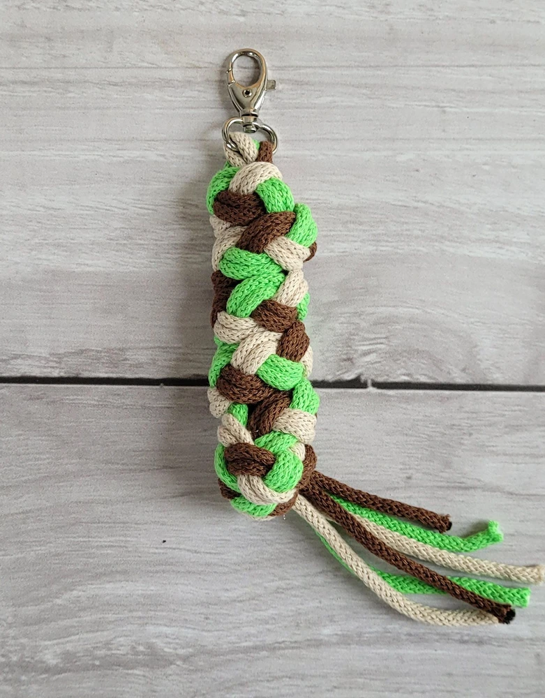 Super Hobby Horse Pavadėlis hobi arkliukui, šviesiai žalias/rudas/šviesiai smėlinis