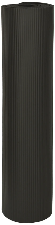 Jogos treniruočių kilimėlis storas 185x80x1,5 cm juodas