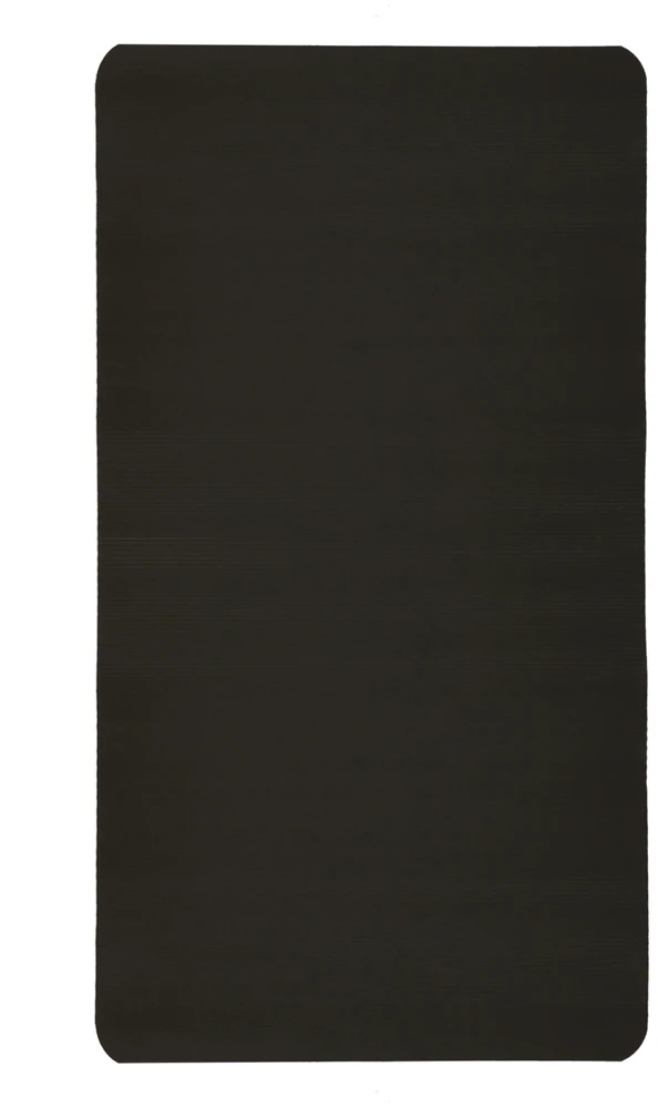 Jogos treniruočių kilimėlis storas 185x80x1,5 cm juodas
