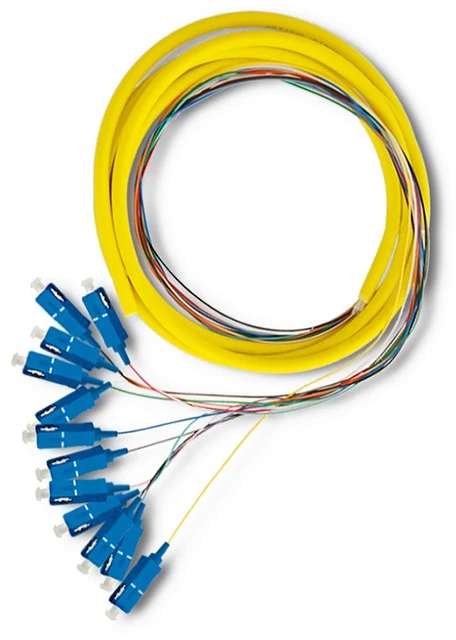 Qoltec 12 vnt. LC/APC optinio pluošto kabeliai 2m