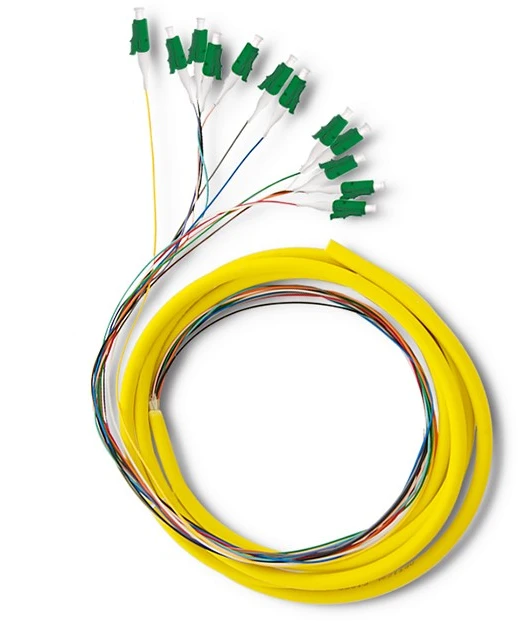 Qoltec 12 x LC/APC optinio pluošto kabeliai 2m G657A2