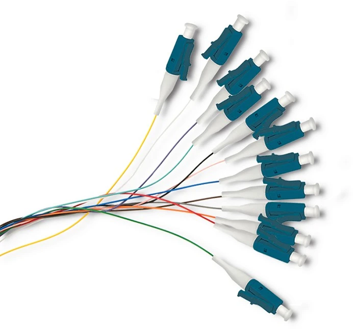Qoltec 12 x LC/UPC optinio pluošto kabeliai 2m G657A2