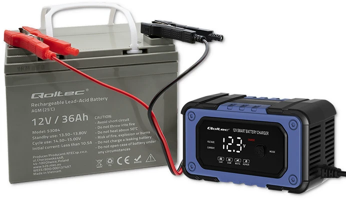 Qoltec 53084 AGM akumuliatorius | 12V | 36Ah