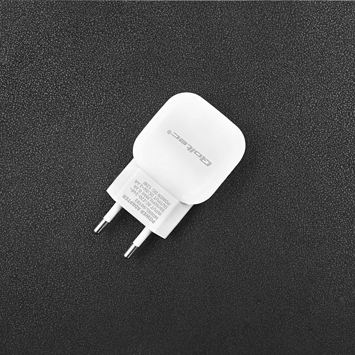 QOLTEC 50193 AC adapter for Išmanusis telefonas / Planšetė 12W 5V 2.4A USB baltas