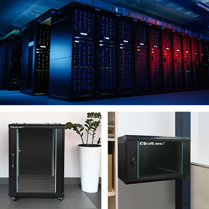 QOLTEC 54463 Rack spintelė 19 colių 9U 600x501mm