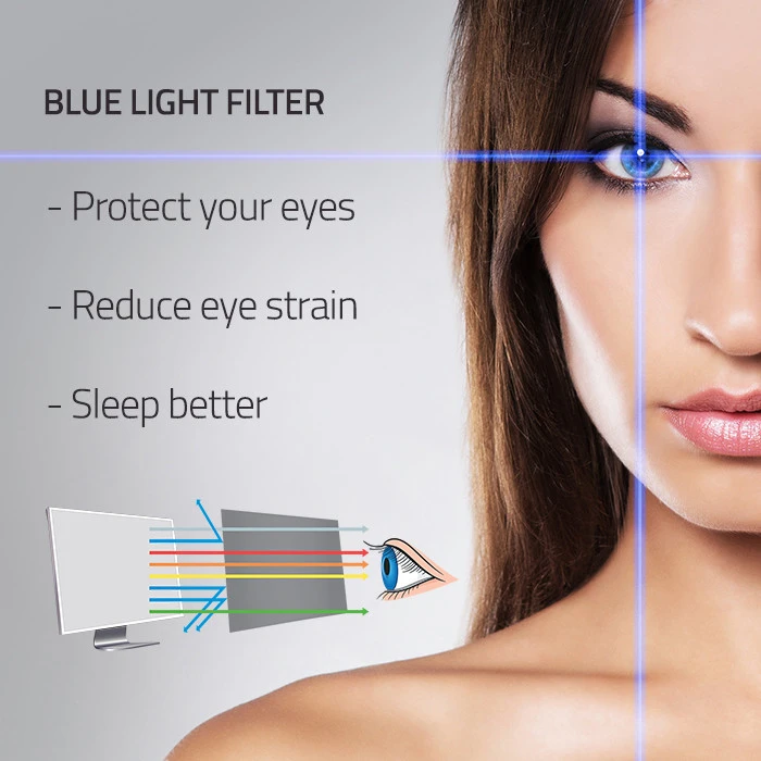 Ekrano filtras Qoltec 51075 Anti Mėlyna Light Filter