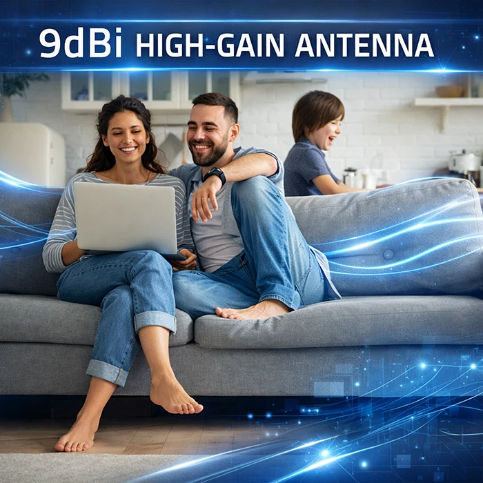 5G LTE antena - 9dBi - išorinė - Qoltec 57061