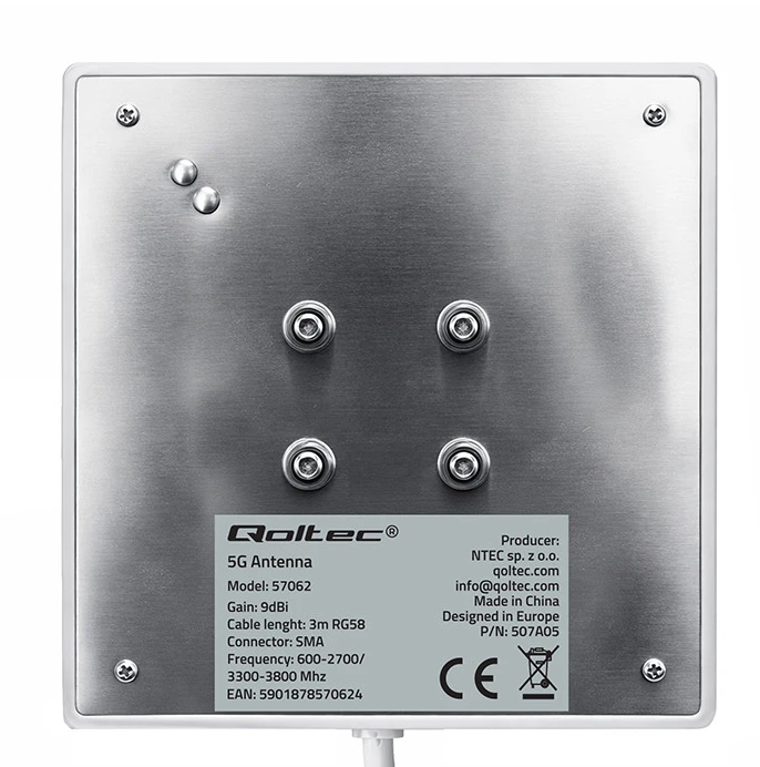 4G/5G LTE antena - 9dBi - išorinė - Qoltec 57062