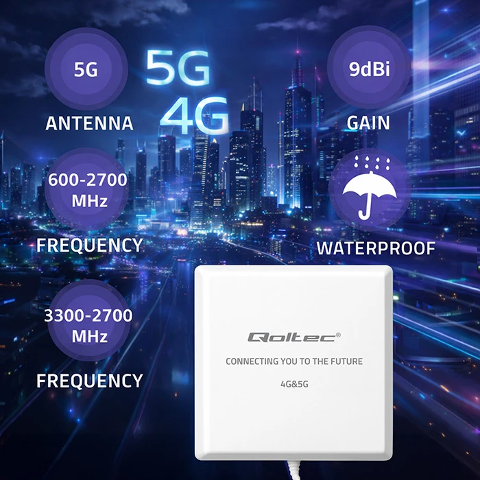 4G/5G LTE antena - 9dBi - išorinė - Qoltec 57062