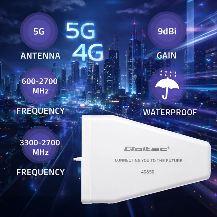 5G LTE antena - 9dBi - išorinė - Qoltec 57061